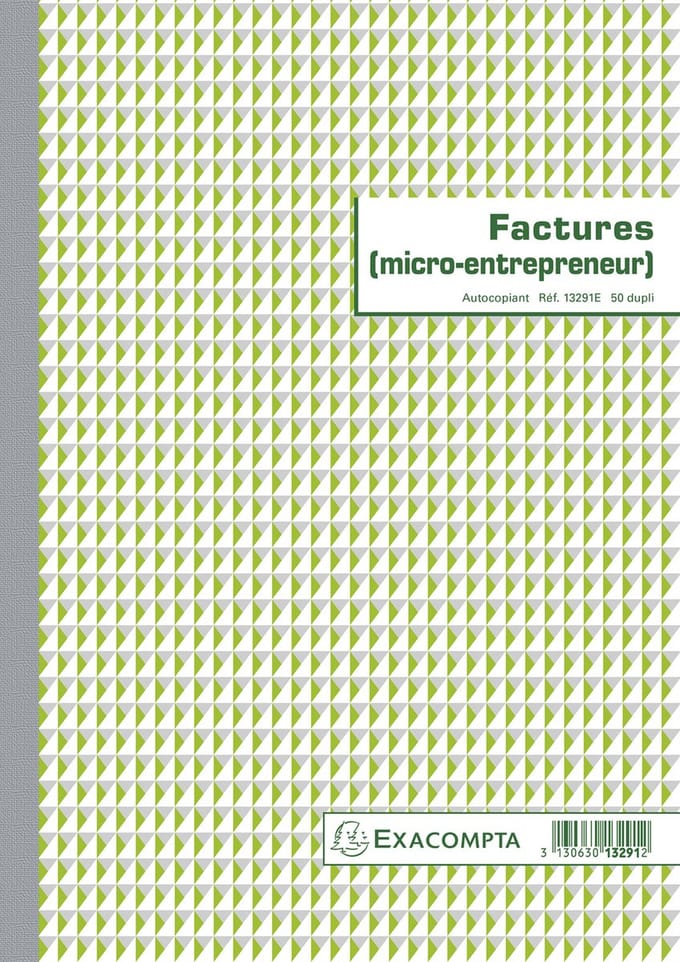 Exacompta 5x FACTURE AUTO ENTREPRENEUR 29.7/21 50D A. - - 13291E