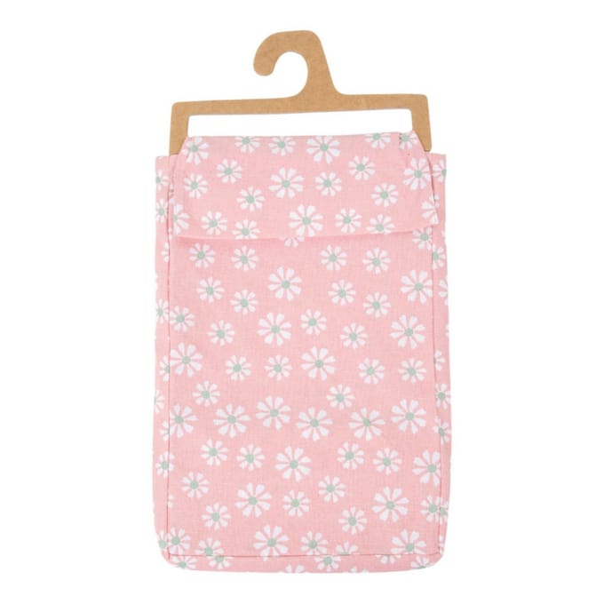 Daisy flowers tafelloper roze 50x140 cm