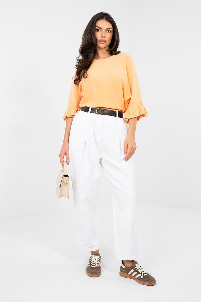 Valeria Corduroy Pants - Wit / One Size