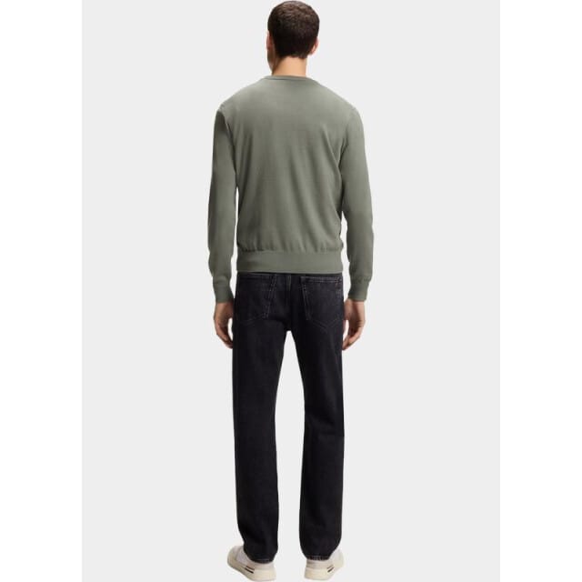 Regular fit gebreide pullover van mix van katoen en kasjmier Model 'KANOVANO_S'