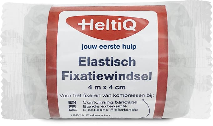 HeltiQ Elastische Fixatiewindsel 4 m x 4 cm