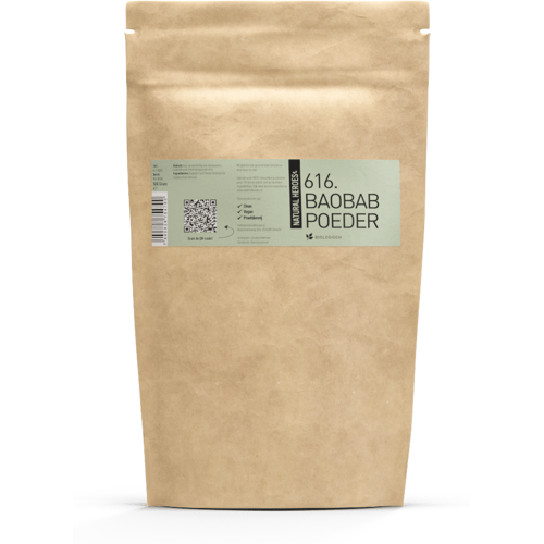 Natural Heroes Baobab Fruit Poeder (Biologisch) - 500 gram