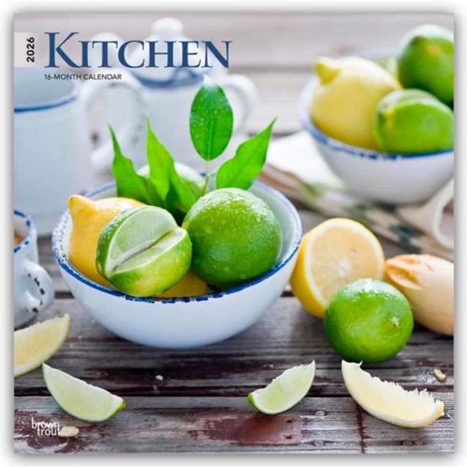 Kitchen 2026 Square Flap Calendar - Browntrout Wandkalender - Browntrout Publishers