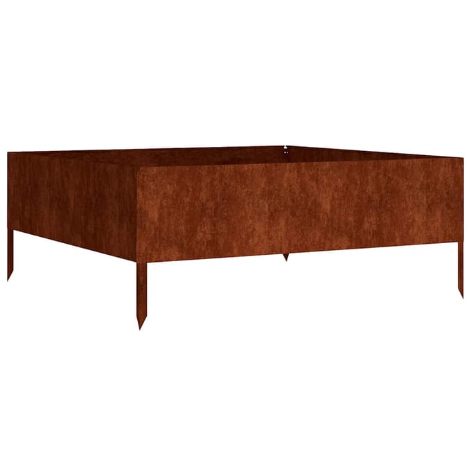 vidaXL - Plantenbak - verhoogd - 100x100x41 - cm - cortenstaal