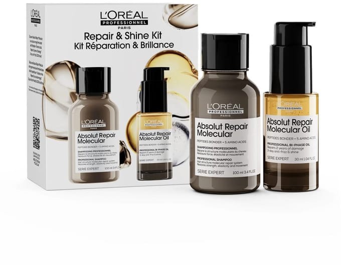 L’Oréal Professionnel Paris Serie Expert Absolut Repair Molecular & Shine-set Haarverzorgingsset Dames