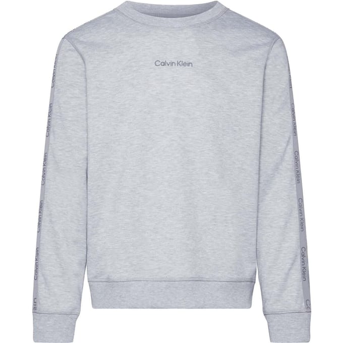Heren Calvin Klein Pullover Sweatshirt in Grijs