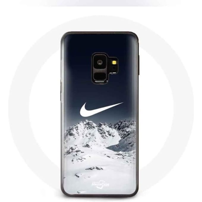 Coque pour Samsung Galaxy S9 plus Nike Logo Niege Hiver