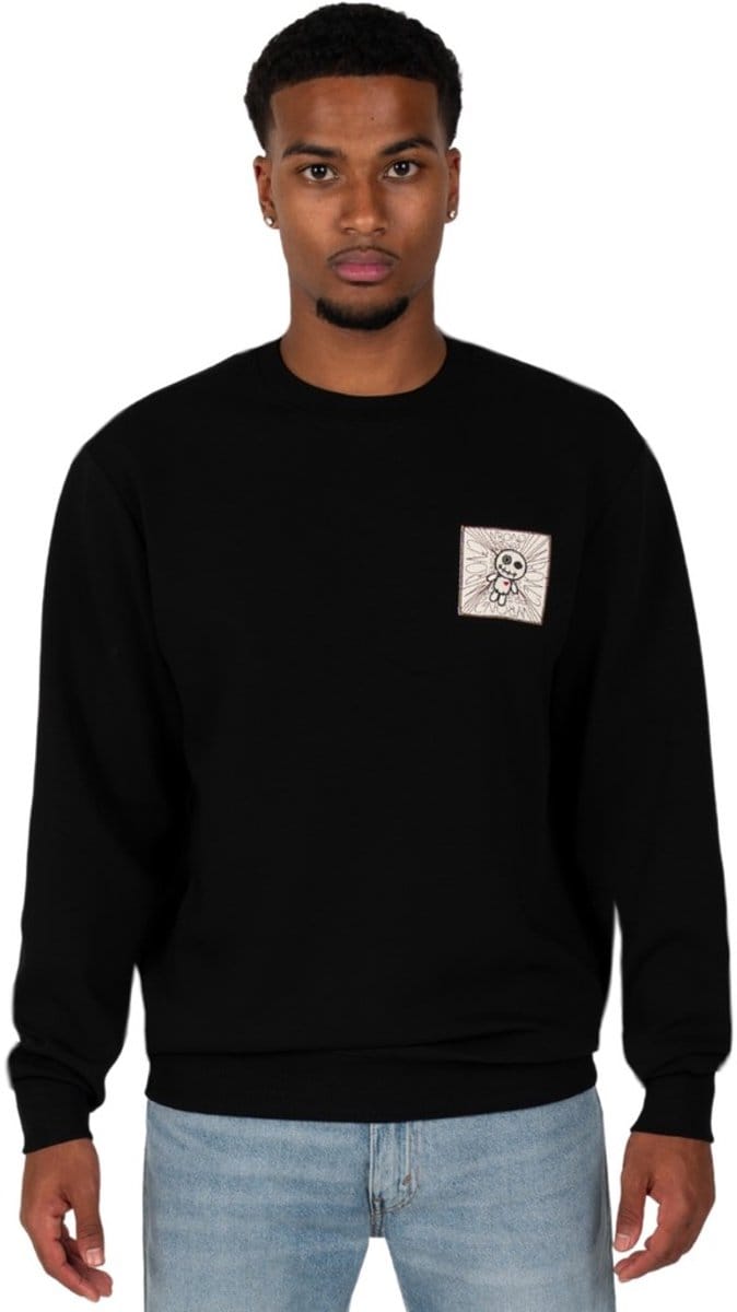 Wrong Friends - Rio Bravo Sweater - Heren Trui - Relaxed Fit - Zwart
