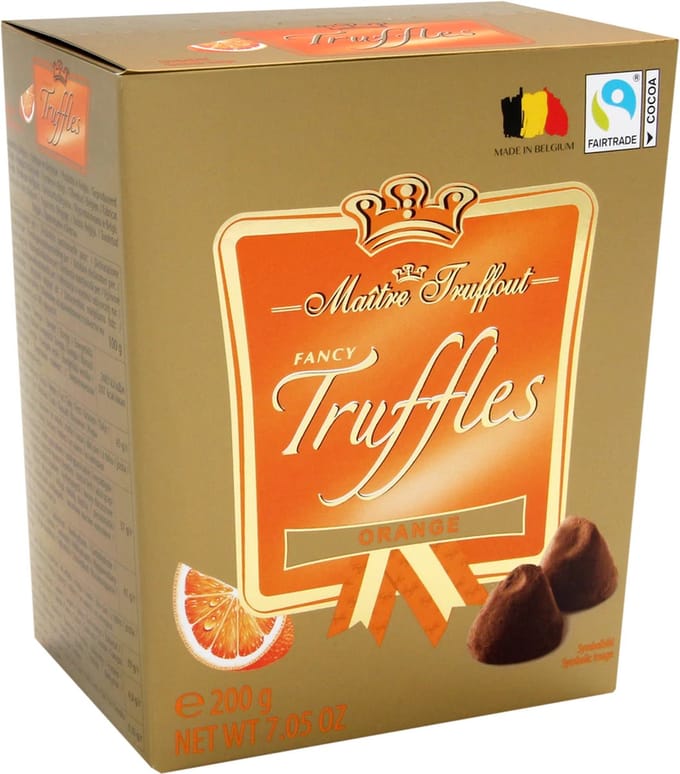 MaitreTruffout Belgische Sinaasappeltruffels 200 g