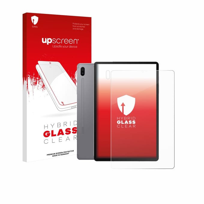 upscreen - Screenprotector voor Samsung Galaxy Tab S6 2020 (Voor+Camera) - Folie Beschermfolie Beschermglas transparant