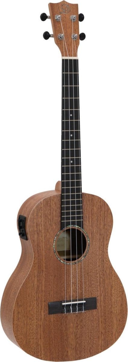 DIMAVERY UK-500 Baritone ukelele muziekinstrument, Mahagony