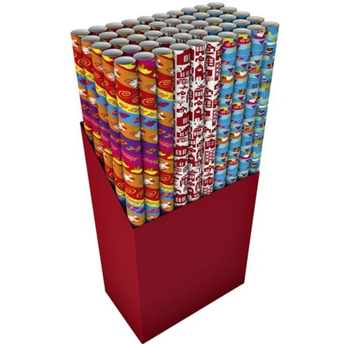 Inpakpapier Sint 300x100cm assorti