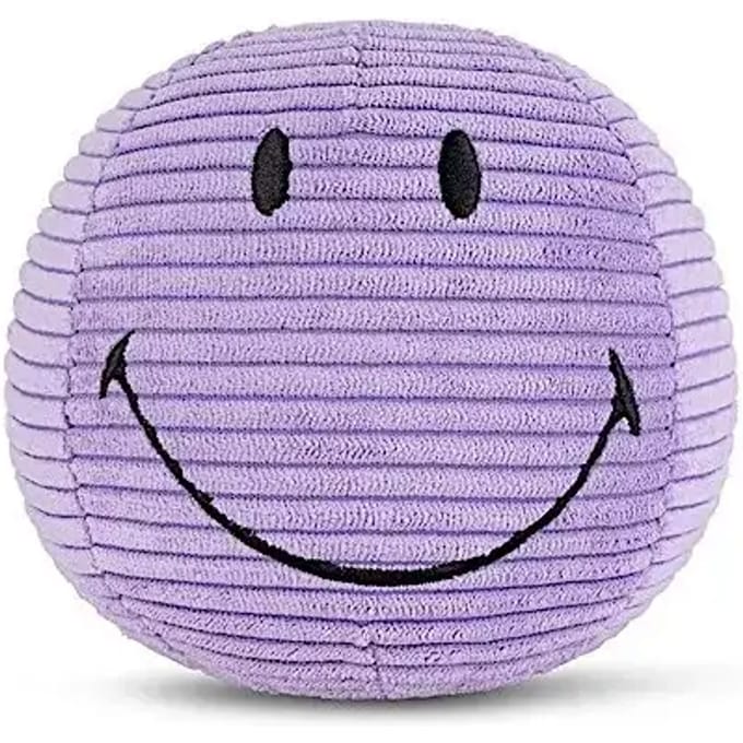 Bon Ton Toys Smiley® - Knuffel Corduroy Paars - 13cm