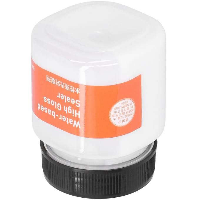 Glanzende Sealer op Waterbasis Heldere Acrylverf Bloempot Oppervlaktebescherming 180ml orange
