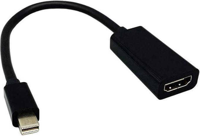 New Age Devi - Mini DP naar HDMI Kabel - Full HD 4K - Geschikt voor Macbook Pro Air en Notebook - Zwart - Converter Adapter