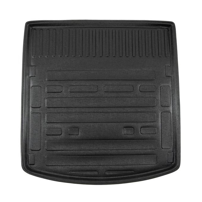 Bac de coffre sur mesure - SCOUTT - Seat Exeo 2008-2013 Berlina - Antidérapant - Bords hauts - TPE noir