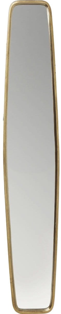 Kare Spiegel Clip Brass 177x32cm