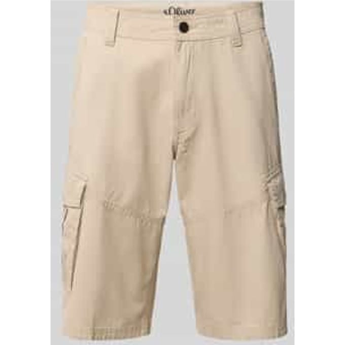 relaxed fit cargoshorts van puur katoen