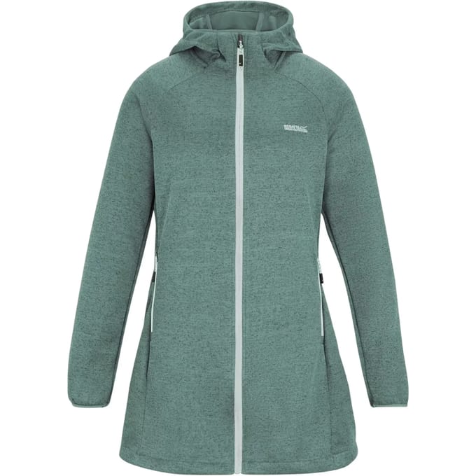 Bloomfield Long Line Fill Zip Hooded Fleece voor dames