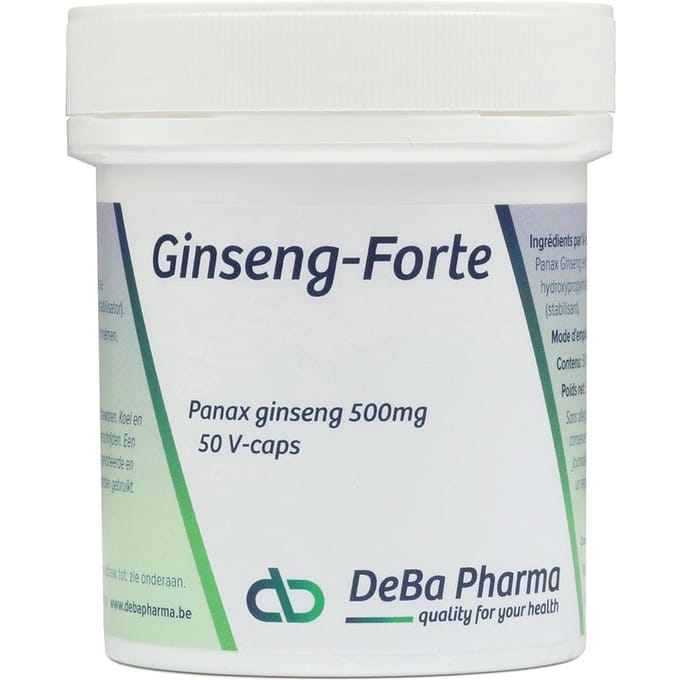 Deba Pharma Ginseng Forte 500mg 50 Tabletten