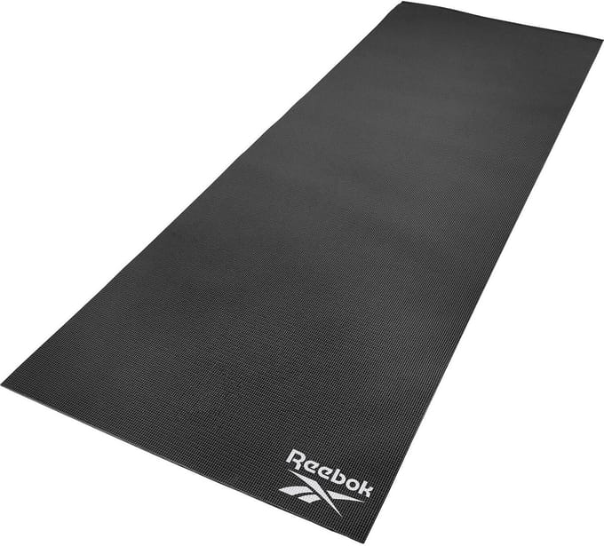 Reebok yogo mat / trainingsmat 4mm zwart 173cm