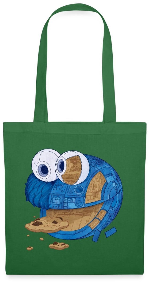 Sesamstraat Koekiemonster Machine Tas Van Stof Schoudertas