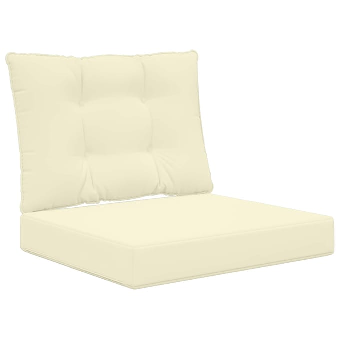 vidaXL Buiten bankkussen Polyester Crèmekleurig 60 x 50,5 cm