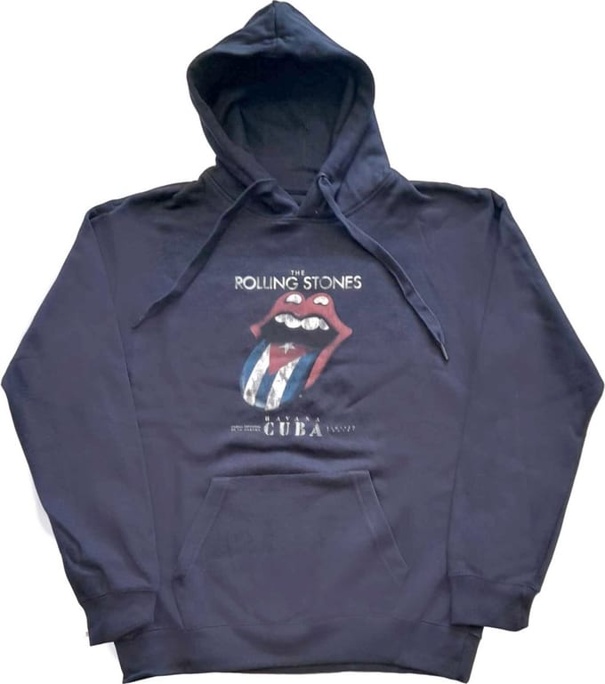 The Rolling Stones - Havana Cuba Hoodie/trui - M - Blauw