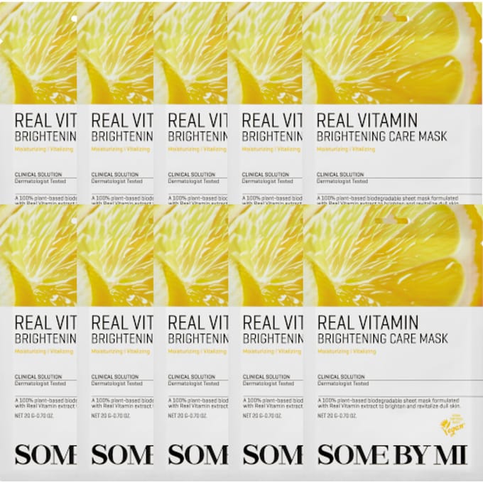 SOME BY MI - Real Vitamin Brightening Care Mask - 10stukken