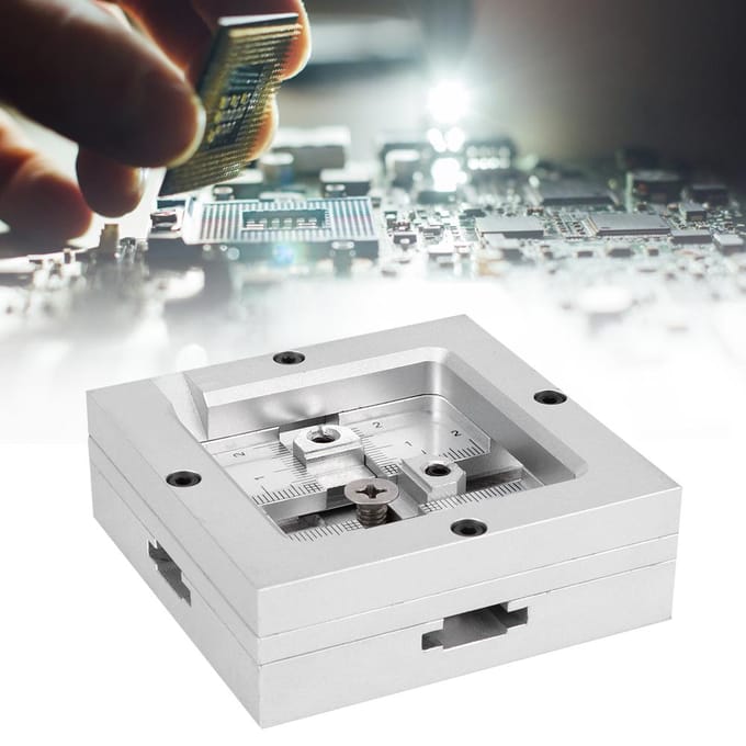 BGA Reballing Station Universeel Vast Stalen Mesh Stencil Soldeer Aluminiumlegering Kit HT?80H