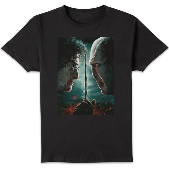 Harry Potter Deathly Hallows - Part 2 Unisex T-Shirt - Black - M