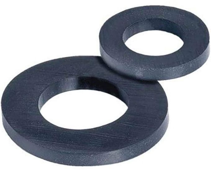 Rubberen afdichting, plat, breed (10, 1/2")