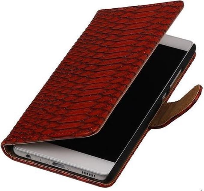 BestCases.nl Sony Xperia C4 Slang booktype hoesje Rood