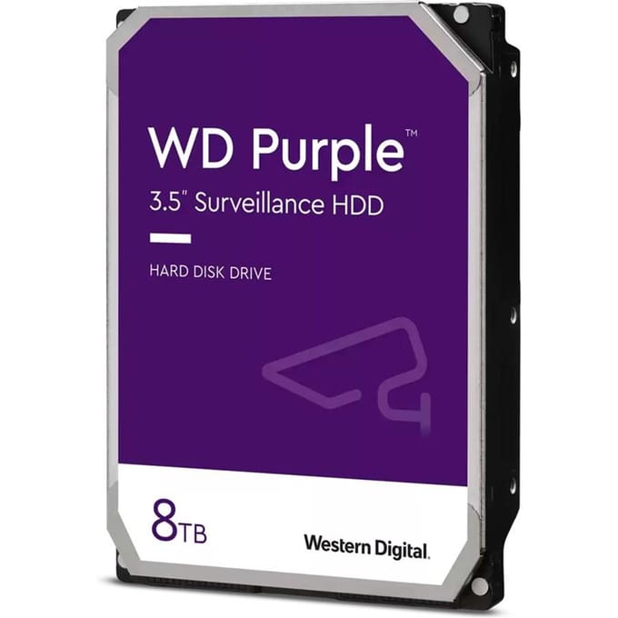 WD Purple - 8TB - Harde schijf - WD85PURZ - SATA-600 - 3.5"