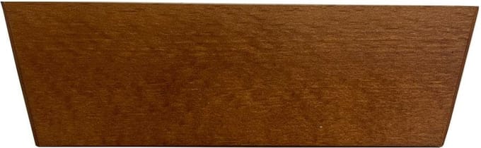 FLE - Meubelpoot kersen vierkant 16 bij 4,5 cm en hoogte 5 cm van massief hout