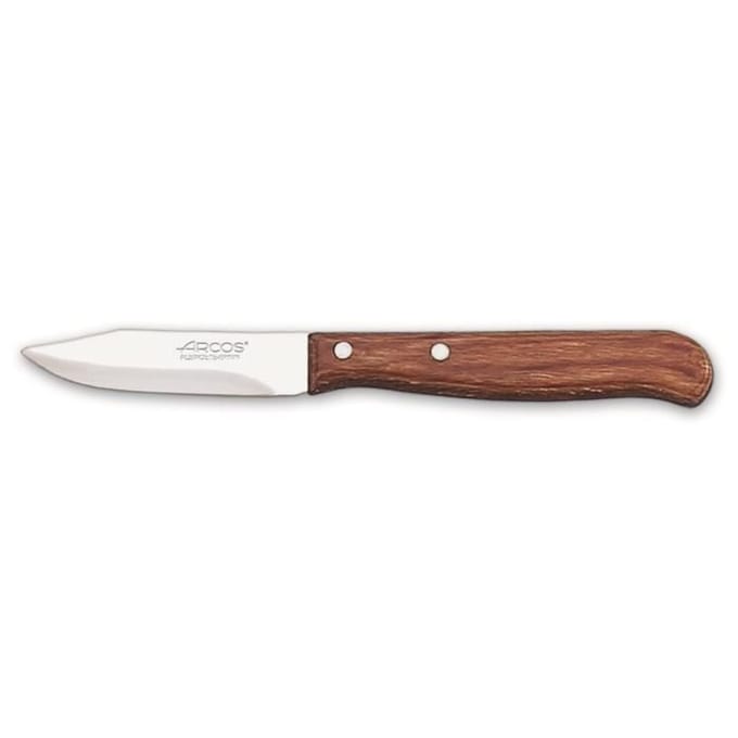 Couteau - ARCOS - Mondador Arcos Latina 100100 - Acier inoxydable - Lame 6,5 cm - Bois comprimé