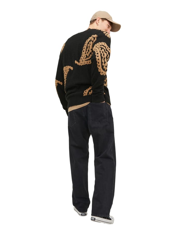 JACK & JONES Alex Original loose fit - heren jeans - zwart denim