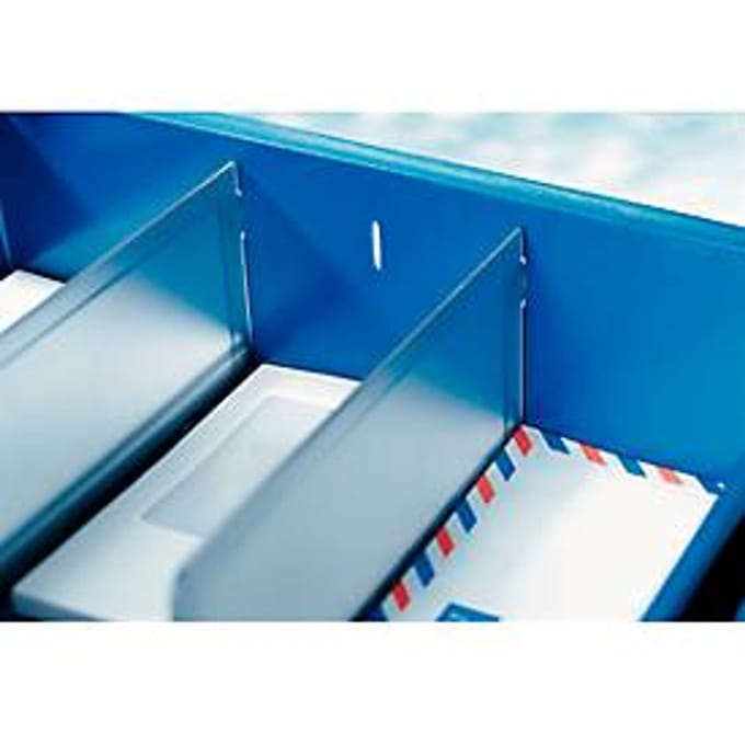 Leitz tussenschot voor Sorty brievenbak | transparant | pak van 2 stuks