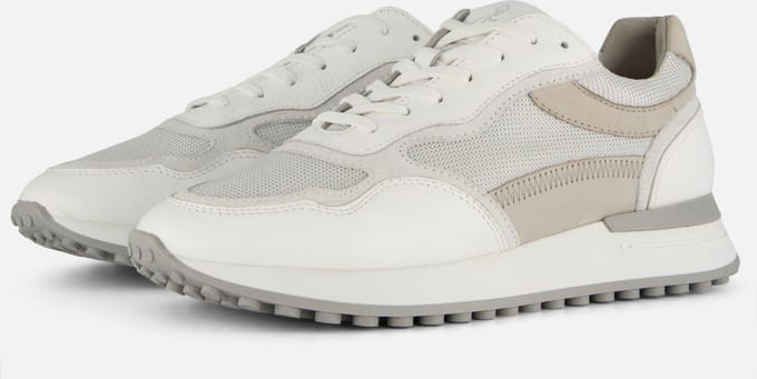Marco Tozzi Sneakers wit Leer - Maat 43