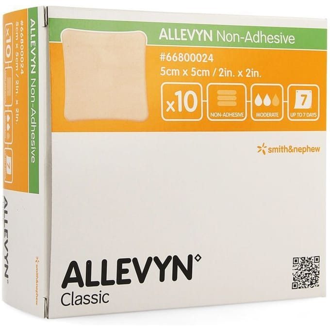 Allevyn Non Adh Verb Hydrocel. 5x 5cm 10 66800024
