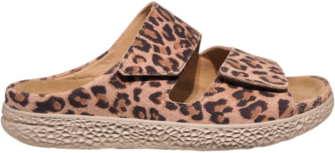 Hartjes 122.1220.46.00 slipper met panterprint