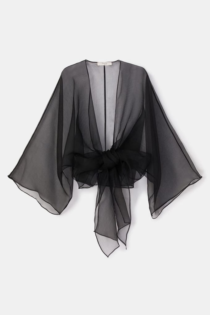 Touché Privé - Organza jasje - Zwart - Dames