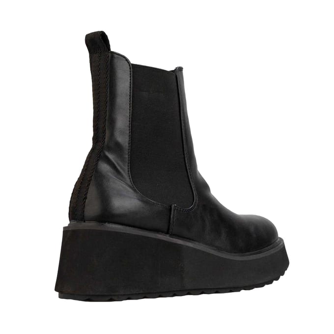 Rocket Dog Dames/Dames Heyday Platform Enkellaarsjes (Zwart)