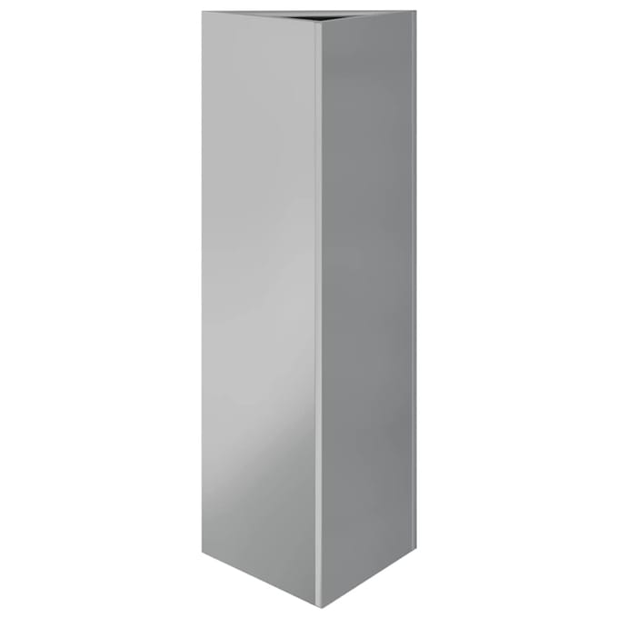 vidaXL - Plantenbak - driehoek - 30x26x75 - cm - gegalvaniseerd - staal