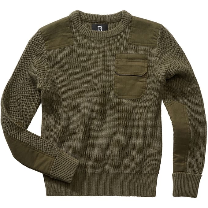 Brandit Sweatshirt voor kinderen - Kids BW Pullover - voor Kinderen - olijf