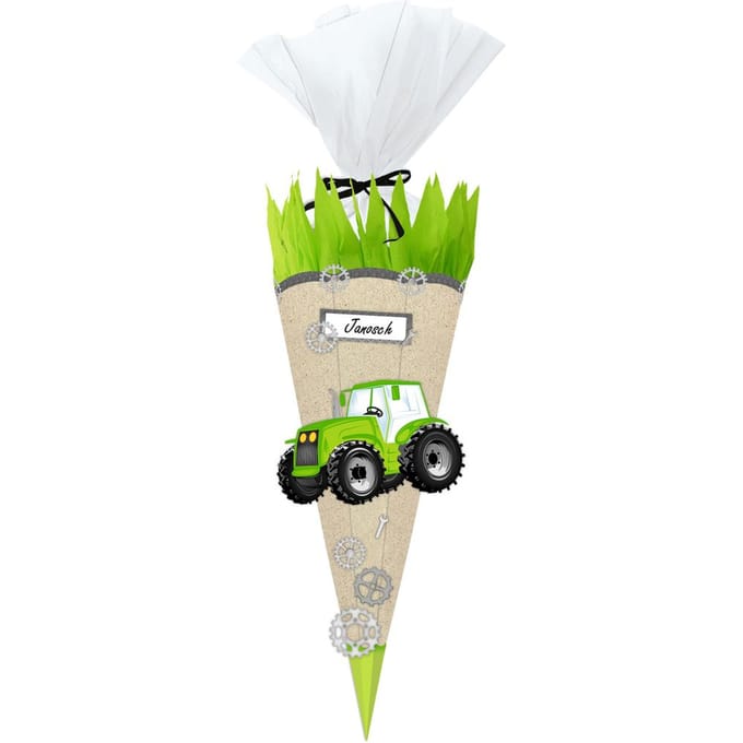 Schoolkegel knutselset "Green & Easy" - Trekker