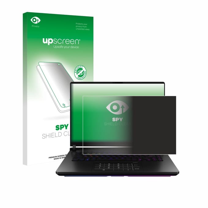 upscreen - privacy screenprotector voor ASUS ROG Strix SCAR 18 2025 - Folie Beschermfolie Blauwlichtfilter