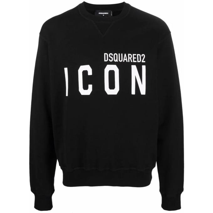 DSquared2 Uniseks Adult Cool Icon Logo Sweatshirt (Zwart)