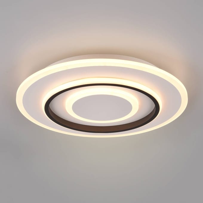 Reality Leuchten LED plafondlamp Jora rond afstandsbediening, Ø 41 cm