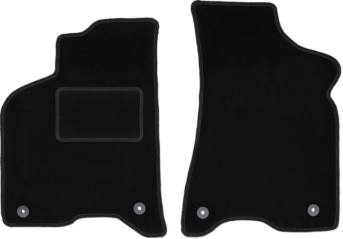 Voormatten zwart voor: Volkswagen Lupo hatchback (1997-2005)